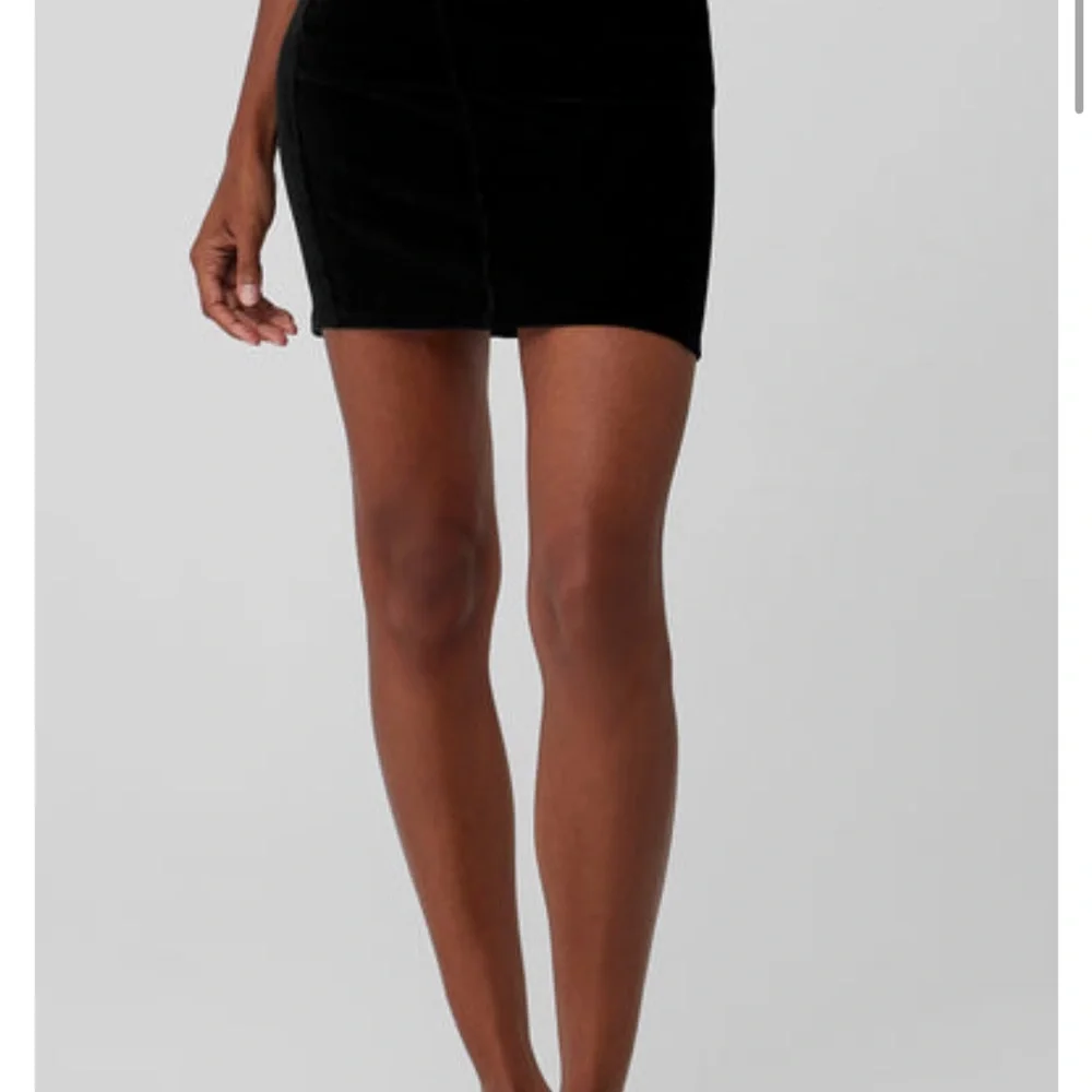 ALO Micro Courduroy Winter Break Mini skirt